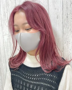 ピンク×韓国スタイル