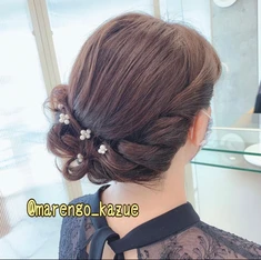 一恵スタイル③ ヘアアレンジ