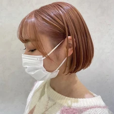 ヤマダ チカコ　ヘアスタイルパツっとボブ