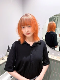 roots color orange×beige