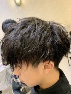 《Agu hair》メンズ波巻きパー マッシュスタイル