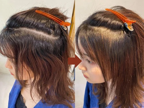 背景画像: 柔らかくナチュラルなストレートヘアを叶える