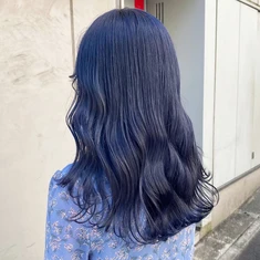 Navy Blue　１Bleach　スタイリストHana