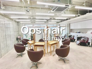 Ops hair 大名店【オプスヘアー】店内