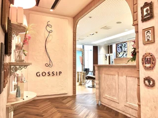 HAIR MAKE GALLERY GOSSIP店内