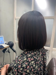 おすすめヘアスタイル黒髪ナチュラルボブ