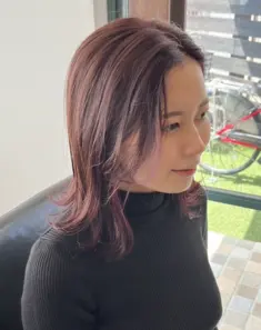  SYNTHETIC hair design　ミディアム　カラー