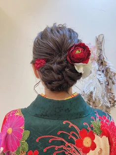 成人式ヘアアレンジ