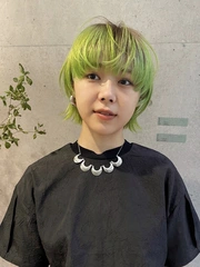 《期間限定/ブリーチ》
#15 cut + full bleach + color + treatment  S