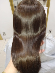 髪質改善カットカラーストレートロング美髪 by FORTE Lei 青山（フォルテレイ）