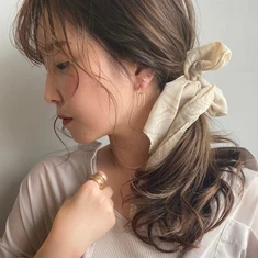 【ヘアアレンジ】こなれヘア