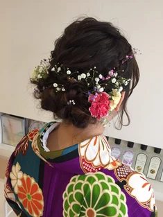 MISAKI　結婚式参列ヘアセット