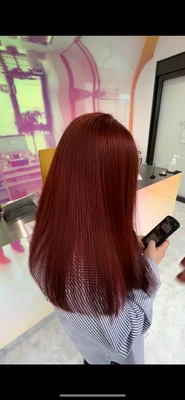 レッド系ヘアカラー