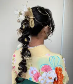 卒業式・ポニーヘアセット