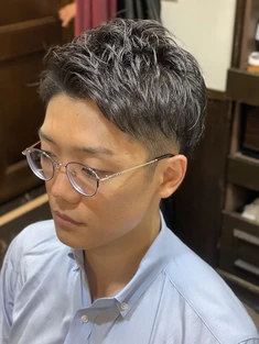 HIRO GINZA BARBER SHOP 飯田橋・神楽坂店_ニュアンスパーマ