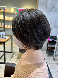 Hair style【43】黒髪ショートボブ