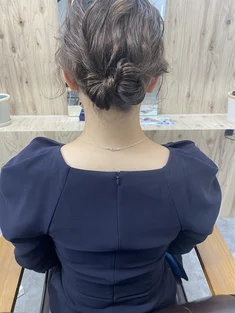 【ヘアアレンジ】結婚式や二次会のヘアセットに！りぼんアレンジ　伏見美容院