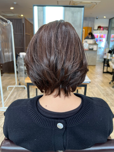 Hair style収まりショートボブ