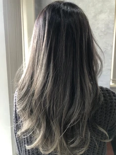 ロングヘアハイライト