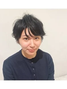 〈HAIRLOGY AVEDA〉黒髪ハンサムショートby早川