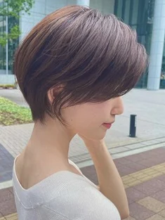 30代40代50代ヘアスタイル　大人ショート　丸みショート　ミセス