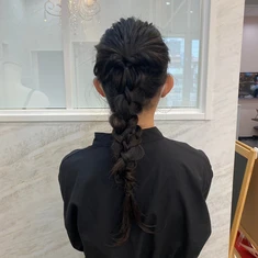  【ヘアアレンジ】お呼ばれスタイル×編みおろし