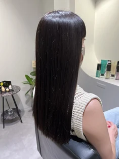 ブラウンカラー・酸性ストレート by hair design Koh 【ヘアデザインコウ】