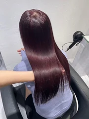【植村 優梨 指名限定】カラー＋髪質改善¥5500