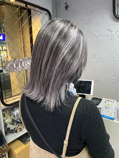  HAIR STUDIO ONE 藤沢店_前田さん_バレイヤージュ_ハイライト_08