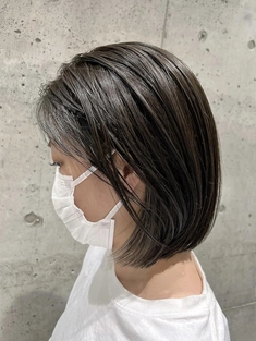 inner grayish × tight bob