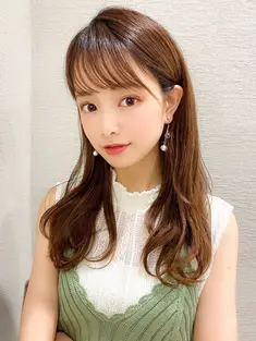 ロングスタイル 大人かわいい⑨