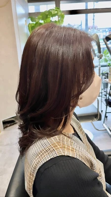 髪質改善　艶髪　オラプレックスカラー　54