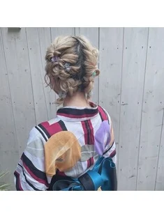 ショートヘアアレンジ