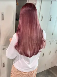 sakina pinkブリーチカラー