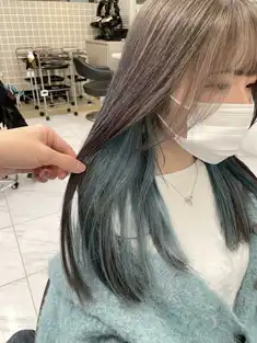 RUKI⑨×グレー×水色