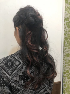 お呼ばれヘアアレンジ