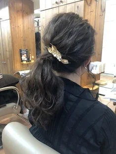 お呼ばれヘアセット