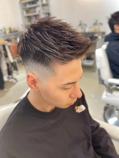 BARBER　STYLE 毛流れベリショツーブロック